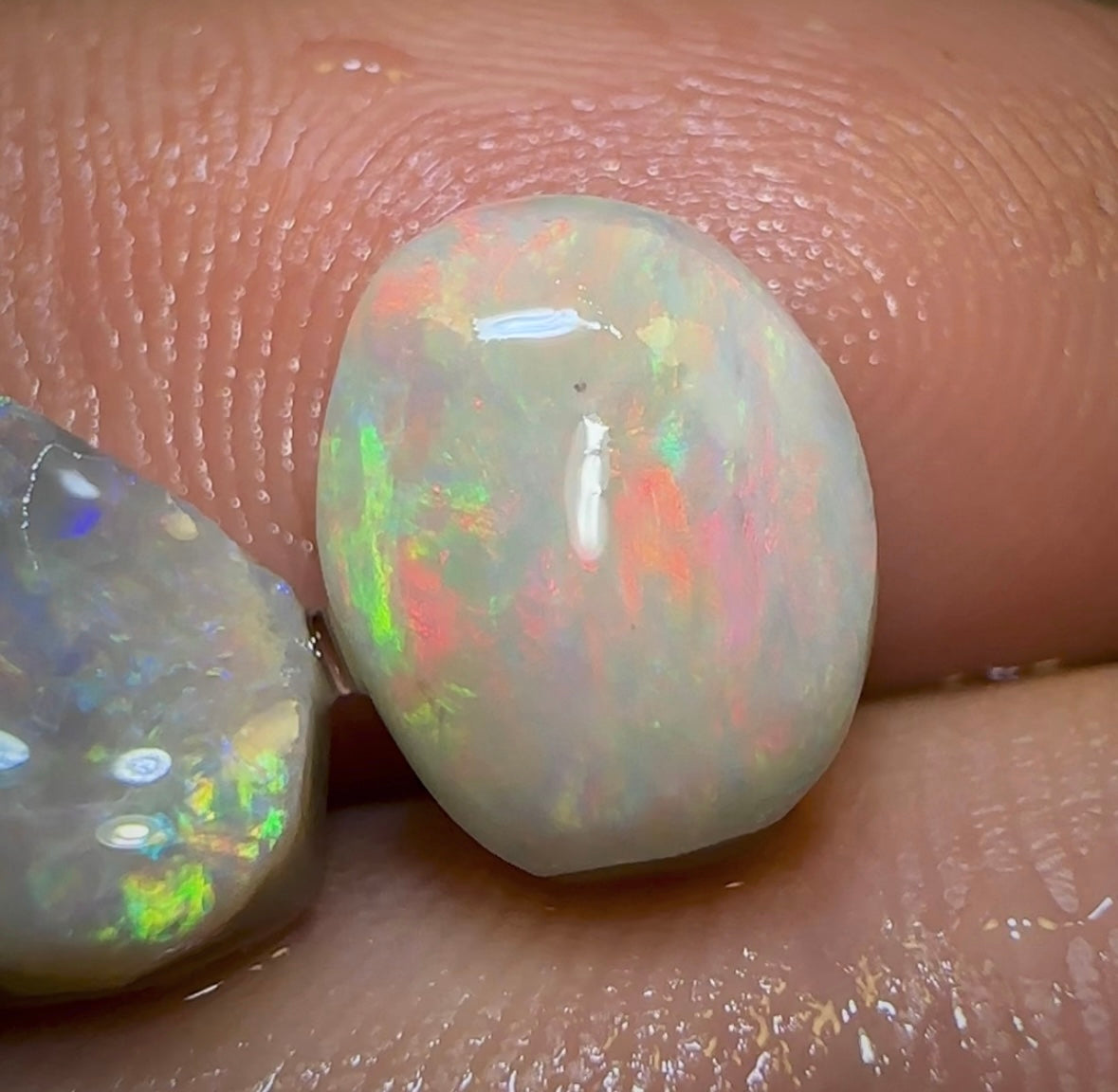 10.45cts - 3x Lightning Ridge Light and Dark Opal Rubs Parcel - Opal Whisperers