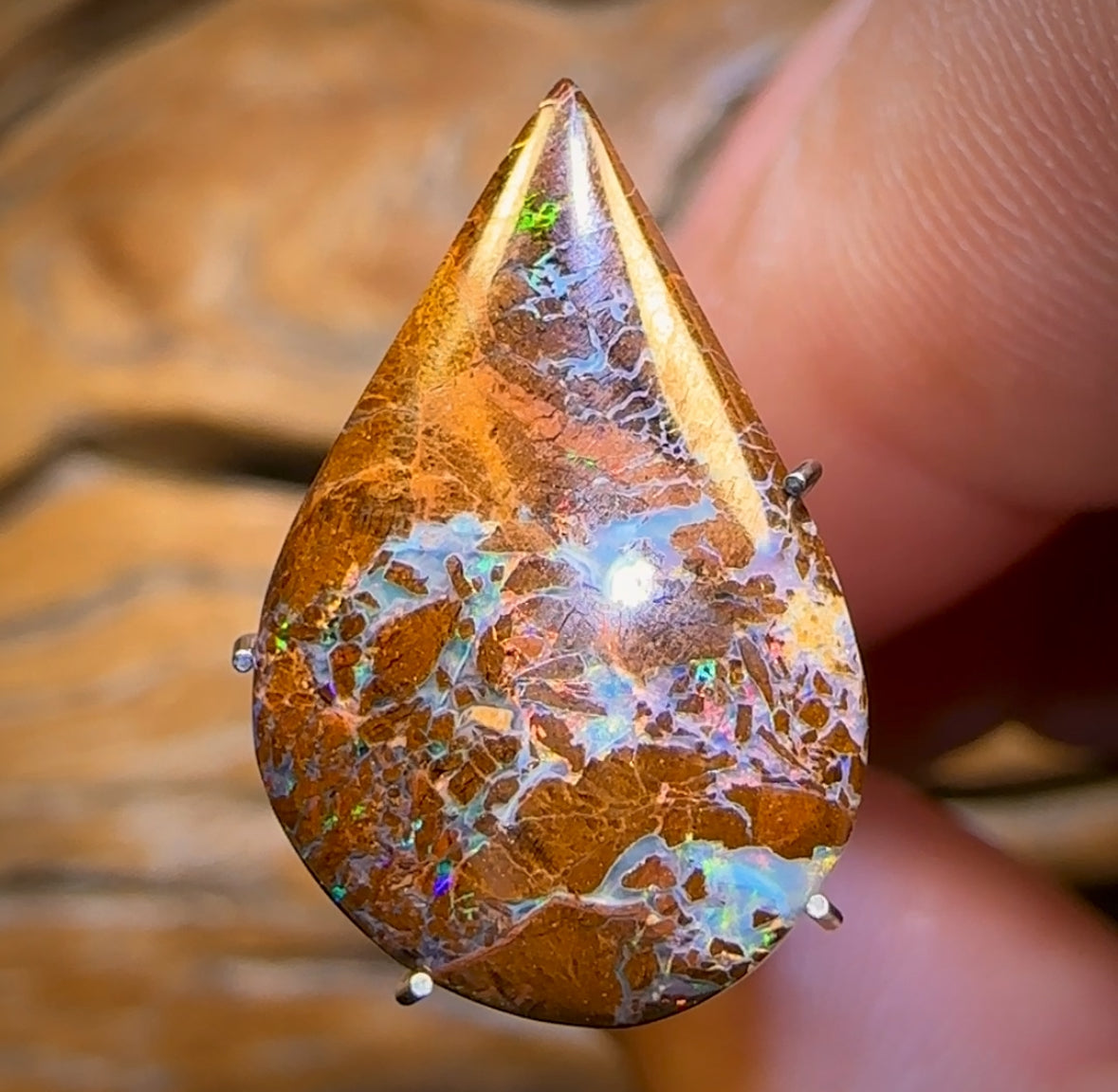 7.5cts - Australian Boulder Opal from Yowah Double Sided