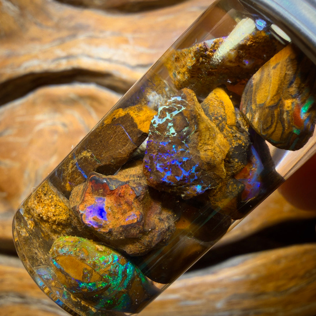 68.7cts - Yowah Nut Opal Rough Vial