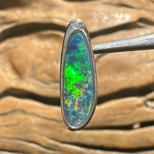 St. Silver Doublet Opal Pendant - Hand Made - Opal Whisperers