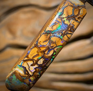 Solid Tribal Queensland Boulder Unisex Opal Pendant