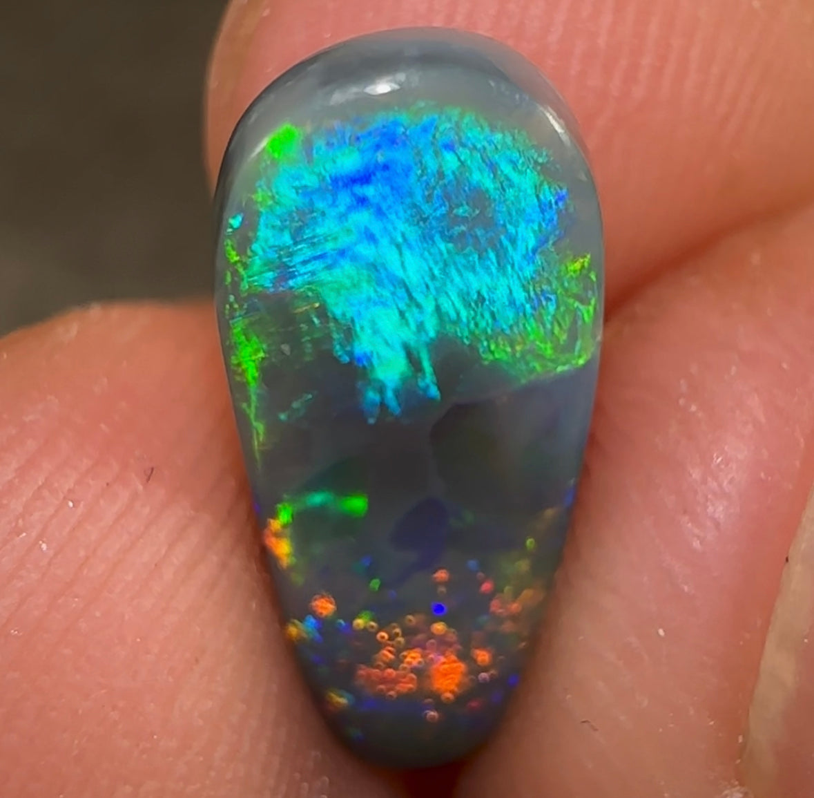 3.35cts - Solid Lightning Ridge Black Opal “Heritage Collection” - Opal Whisperers