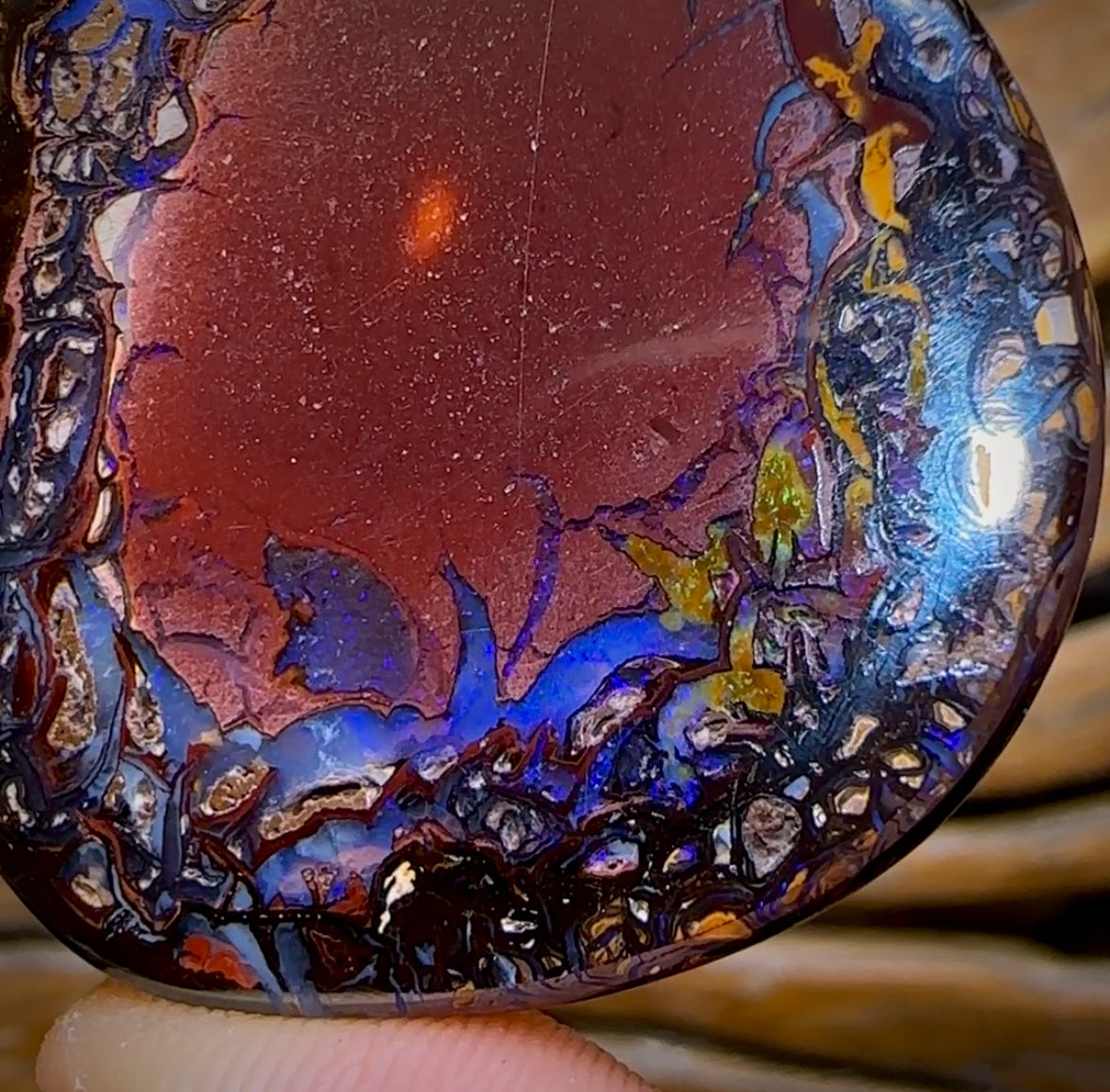 90.2cts - Tribal Pair 2 Queensland Boulder Opal. Double Sided