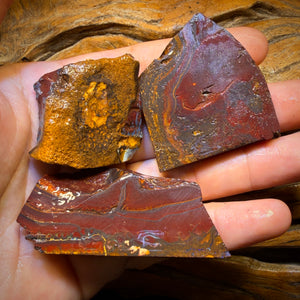 667cts - 3x Yowah Nuss Roh Opal Paket. Australischer Opal