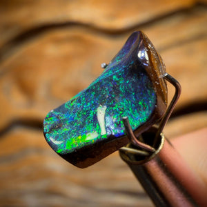 3.1cts - “The Wave” Natural Split Australian Boulder Seam Opal