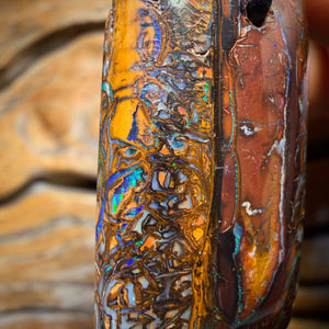 33 x 20mm - Drilled Tribal Queensland Boulder Opal Necklace