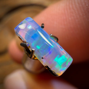 🔨 AUCTION 🔨 0.8cts - Solid Australian Boulder Pipe Crystal Opal