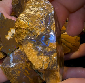 2061cts - 9x Queensland Boulder Rough Opal Parcel Only 0.25c/ct !