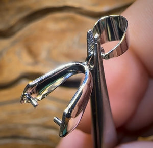 Pinch Bails LARGE. Add On Purchase for Drilled Opals