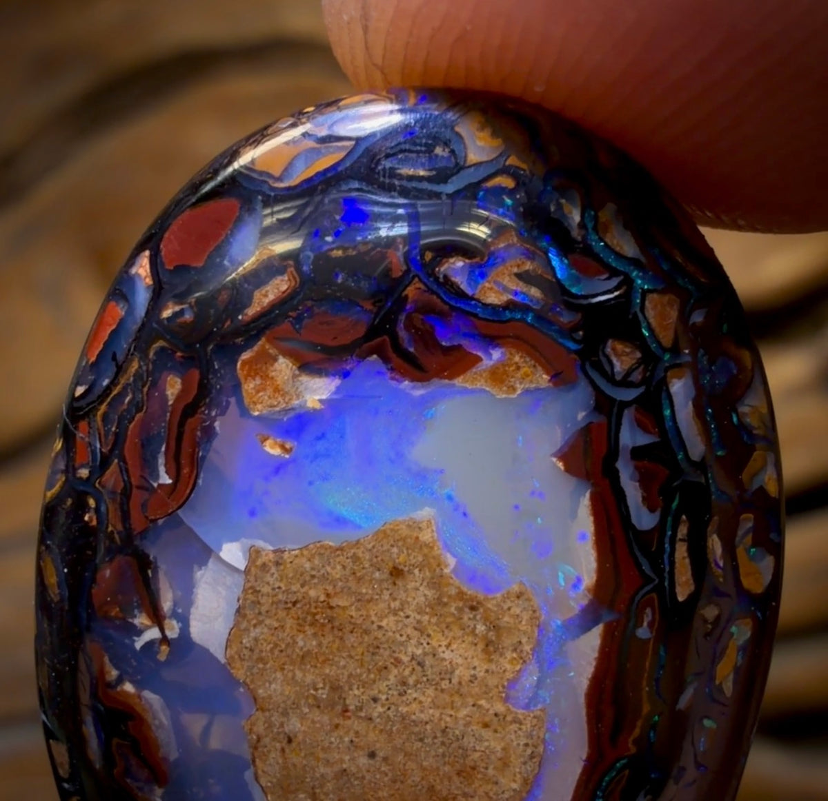 37.6cts - Yowah Nut Kernel Opal. Australian Boulder Opal