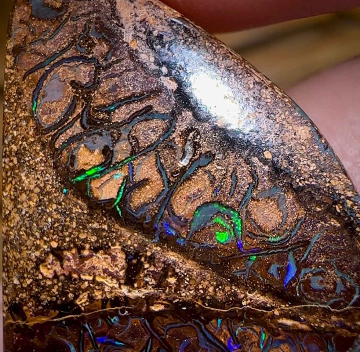 28.6cts - Yowah Nut Conglomerate Opal. Australian Opal - Opal Whisperers