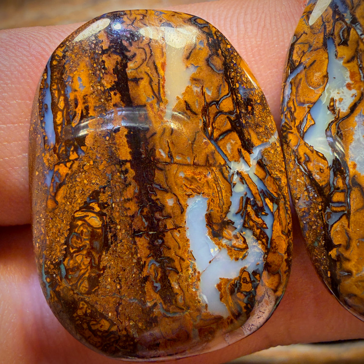 88.7cts - Tribal Queensland Boulder Opal Pair