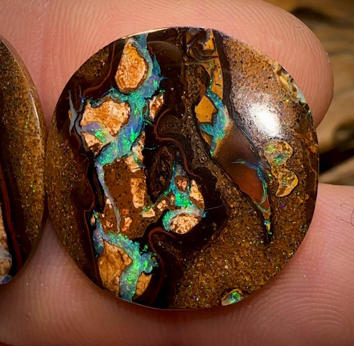 35.1cts - Tribal Queensland Boulder Opal Pair