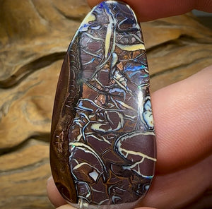 82.6cts - Yowah Nut Opal. Tribal Pattern Bargain