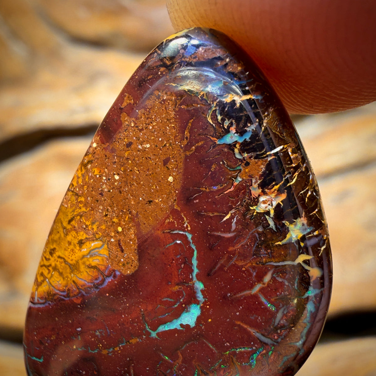 30cts - Tribal Yowah Nut Opal. Australian Opal