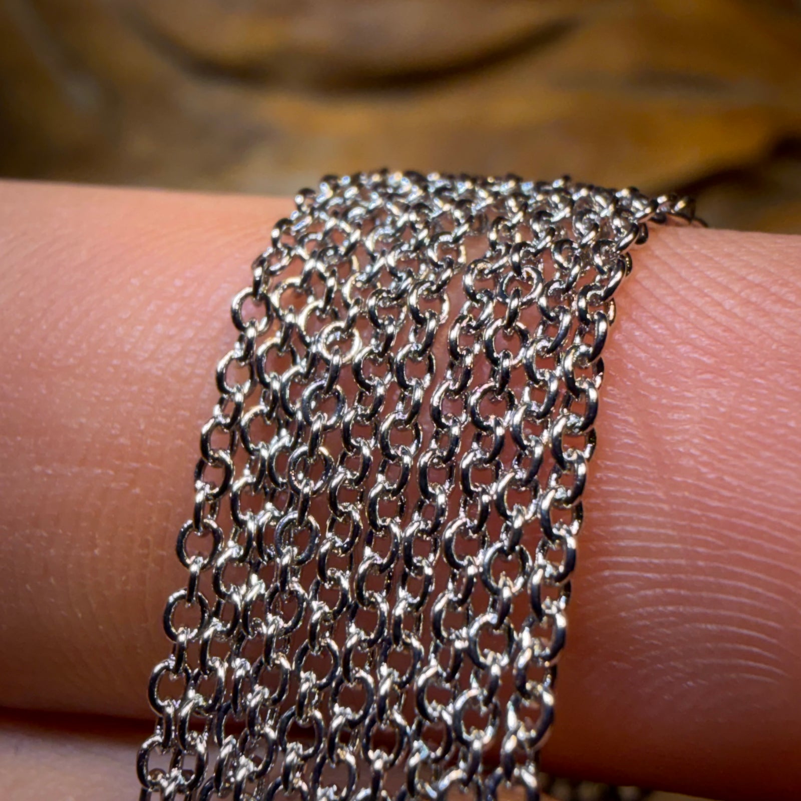 Display Chain w/ Rhodium Plating