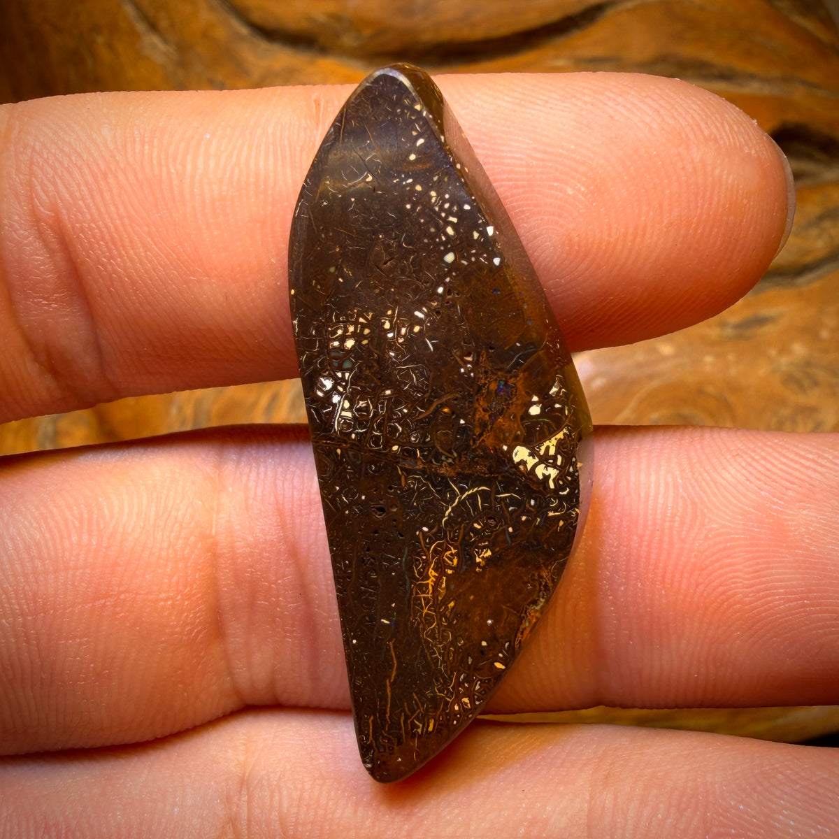 38cts - ‘Green Honey’ Tribal Australian Boulder Opal from Yowah