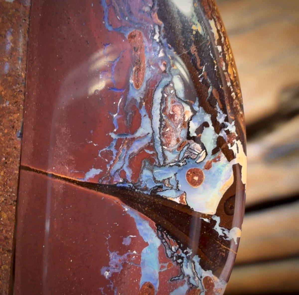 54.6cts - Tribal Queensland Boulder Opal Pair