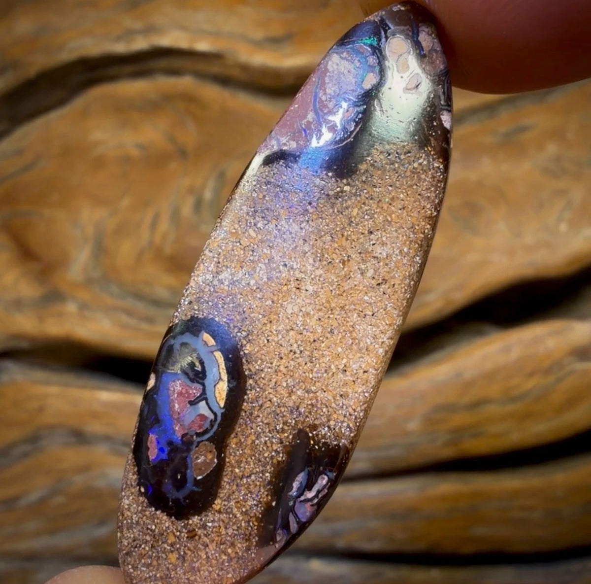 36.1cts - Tribal Yowah Nut Opal. Australian Opal