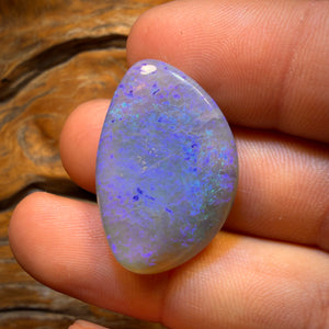 35.5cts - Lightning Ridge Semi Black Opal Specimen/Oversized Jewellery Piece Double Sided Picture Stone