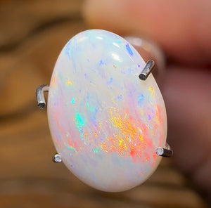 1.4cts - Coober Pedy White Opal. Australian Opal - Opal Whisperers