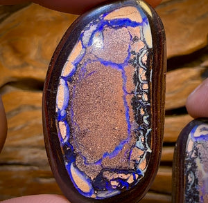 181.6cts - Wonderful Complete Yowah Nut Tribal Kernel Opal Pair