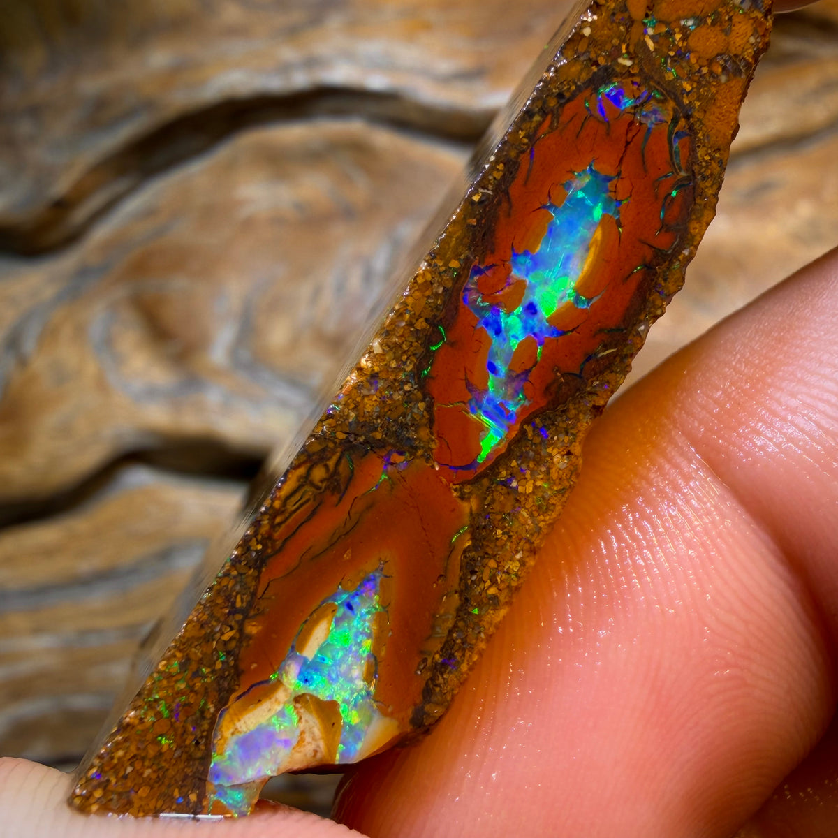 TGIF 154.4cts - TOP CUTTER Yowah Nut Conglomerate Opal Rough Piece