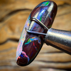 8.2cts - Tribal Kernel Queensland Boulder Crystal Center Opal from Koroit