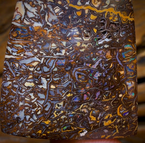 213.3cts - Tribal Australian Boulder Opal. Polished Specimen
