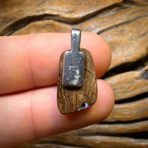 Solid Queensland Boulder Seam Opal Pendant