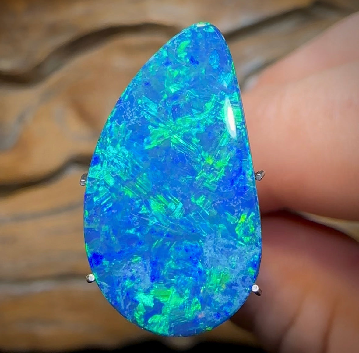 8.1cts - TOP Australian Boulder Opal Doublet - Opal Whisperers
