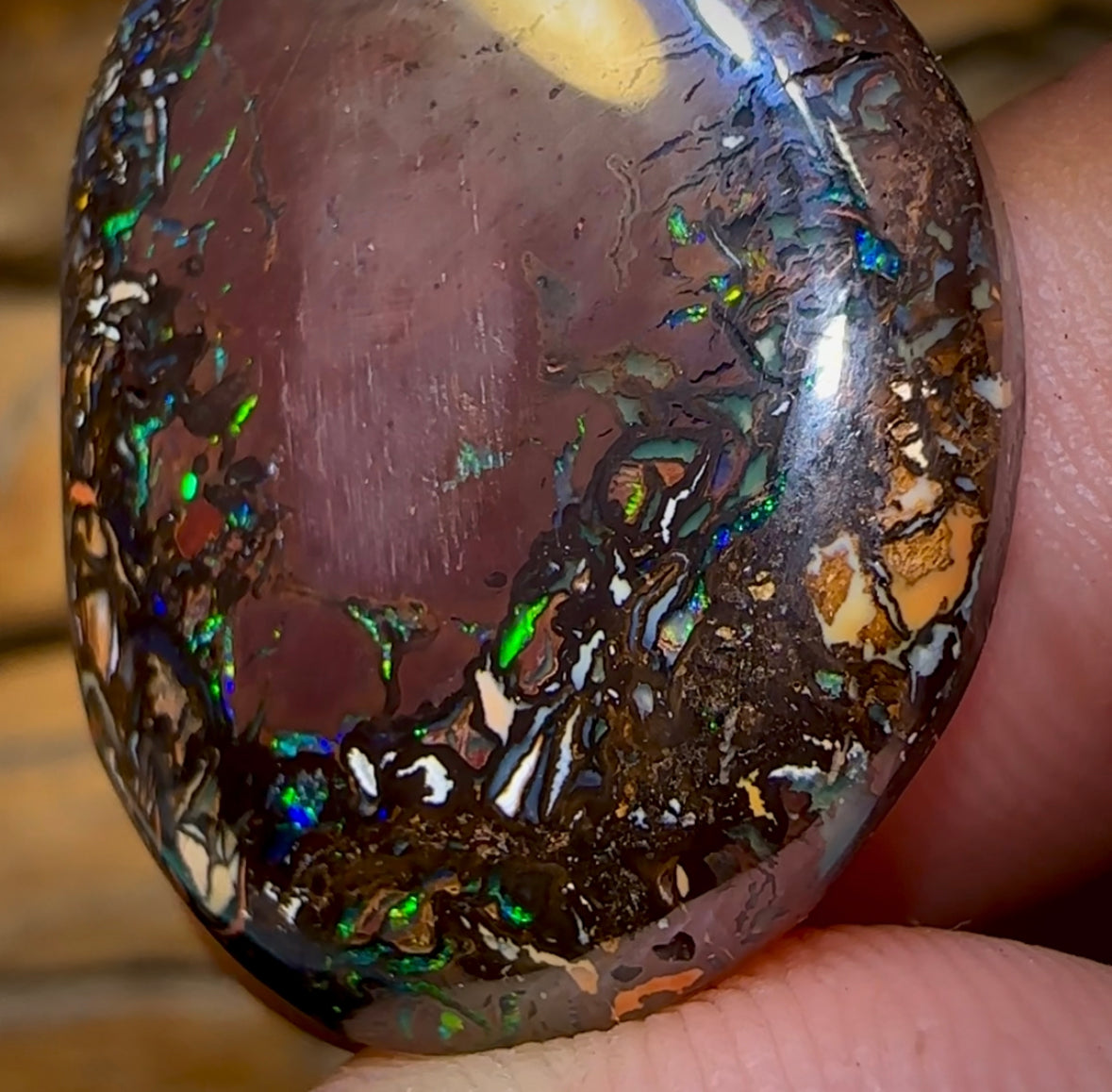 37cts - Tribal Koroit Nut Opal. Australian Boulder Opal - Opal Whisperers