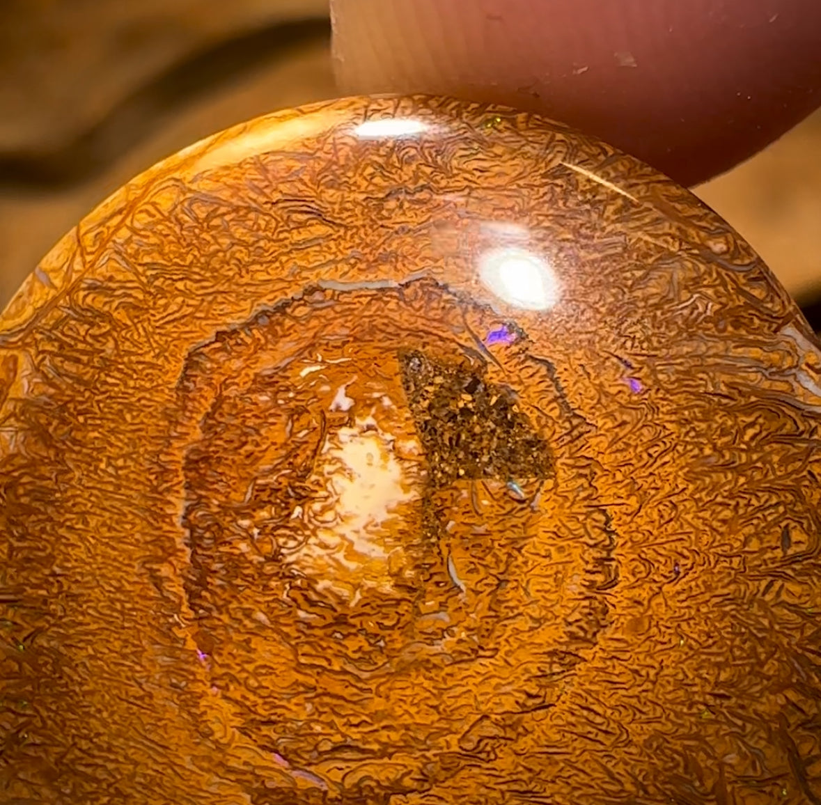 35.3cts - Tribal Australian Boulder Opal from Yowah