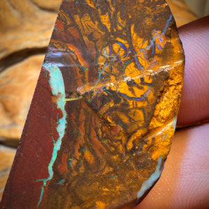 145cts - Tribal Yowah Nut Opal Rough Slab