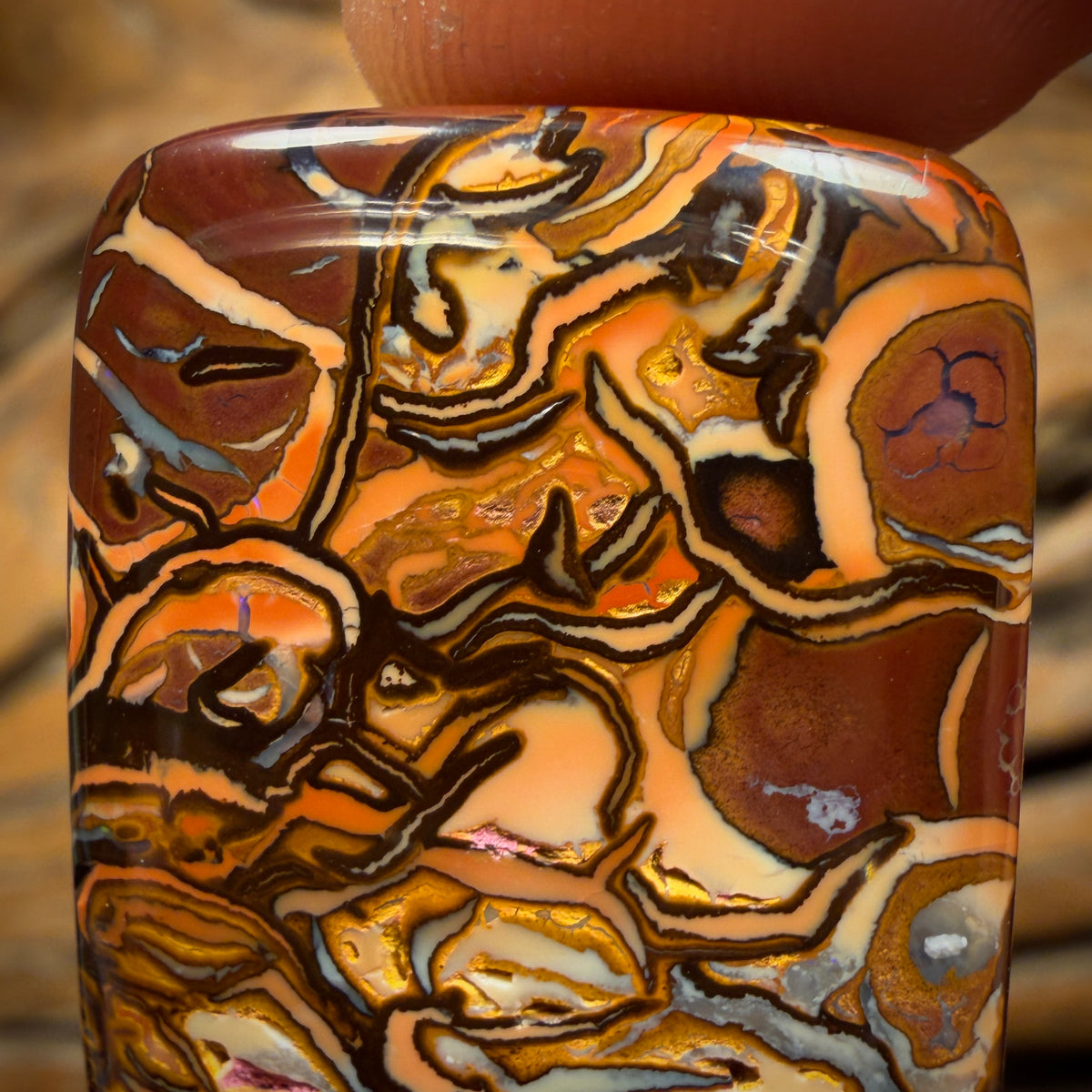 87.9cts - Artistic Tribal Queensland Boulder Opal from Yowah