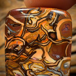 87.9cts - Artistic Tribal Queensland Boulder Opal from Yowah