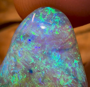 16.1cts -  “Celebrity Stone” RARE GEM Yowah Nut Pure Crystal Opal. Featured on “Outback Opal Hunters”!
