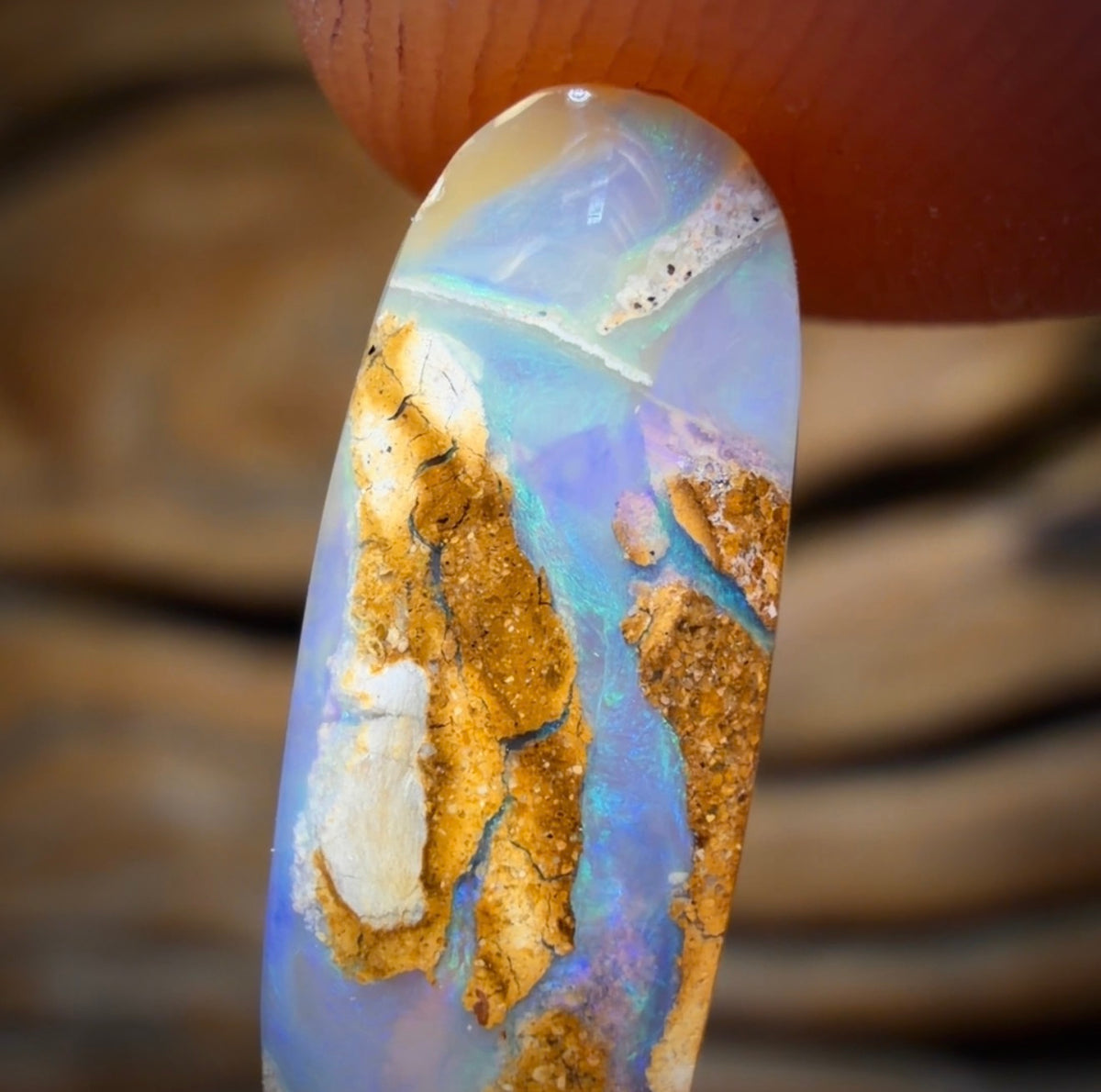 3.4cts - Solid Australian Boulder Pipe Opal