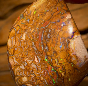 40.6cts - Tribal “Boulder Blonde” Opal. Double Sided