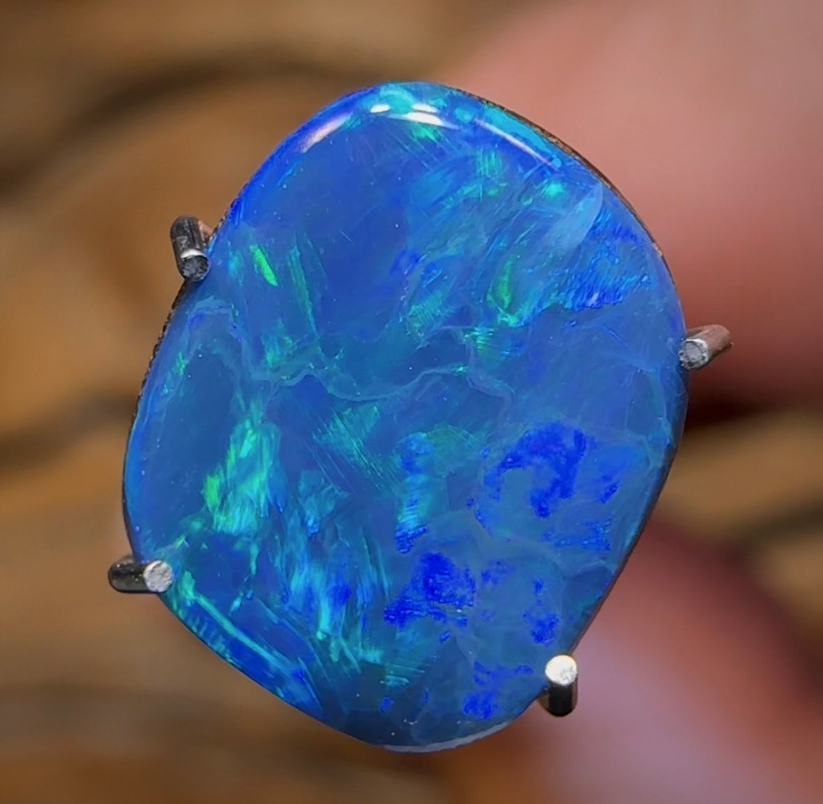2.2cts - Australian Boulder Opal Doublet BARGAIN - Opal Whisperers