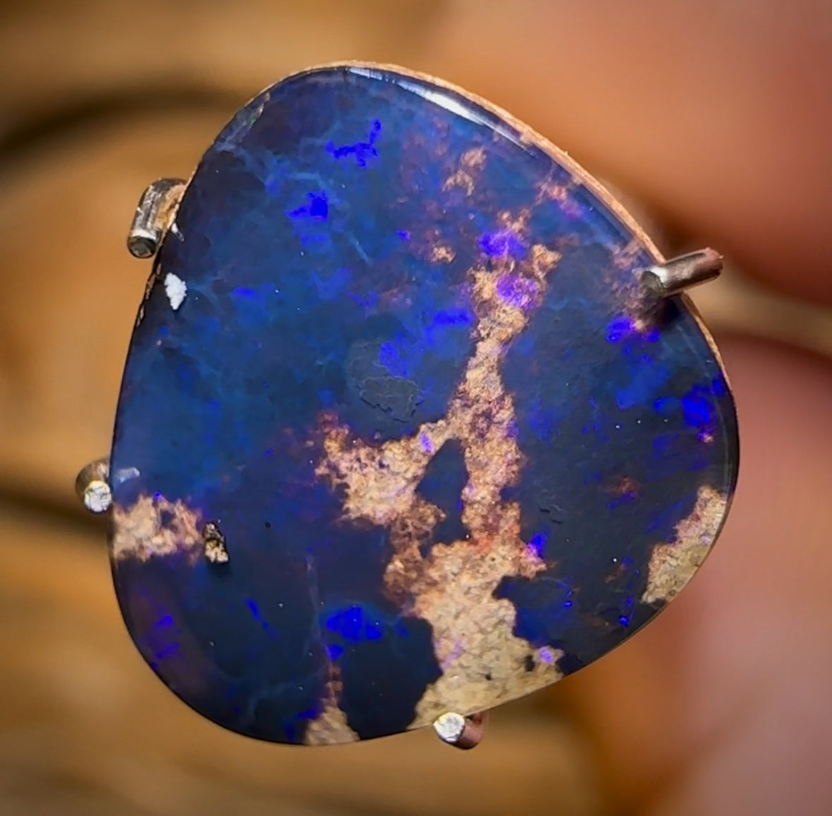 Auction Fall-Through = Your Gain! 🔥 Now More Than 50% Off RRP 🚨 1.65cts - “Deep Blue Dropoff” Solid Australian Boulder Pipe Opal