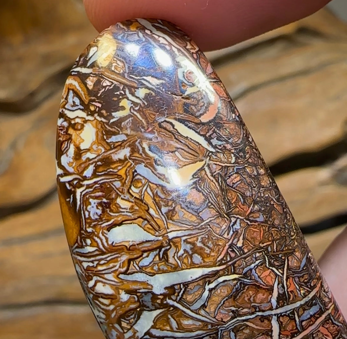 126.6cts - Tribal Yowah Tribal. Australian Boulder Opal - Opal Whisperers