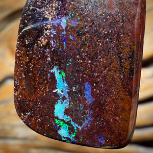 Bargain Card! Solid Queensland Boulder Opal Pendant