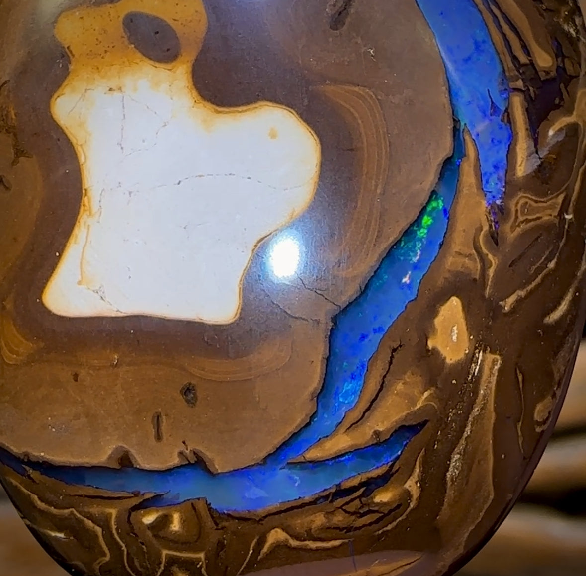 Auction Fall-Through = Your Gain! 🔥 Now More Than 50% Off RRP 🚨 108.5cts - Amazing Queensland Boulder Opal Picture Stone from Yowah