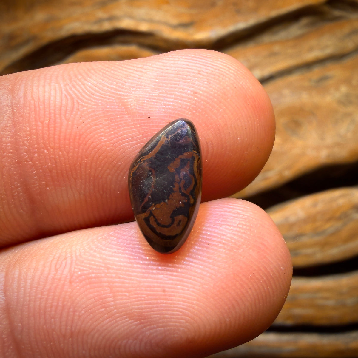 3.05cts - “Black Power” Top Australian Black Boulder Opal from Yowah