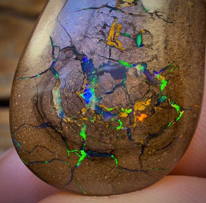 40.5cts - Queensland Boulder Opal. Bubbleband Formation