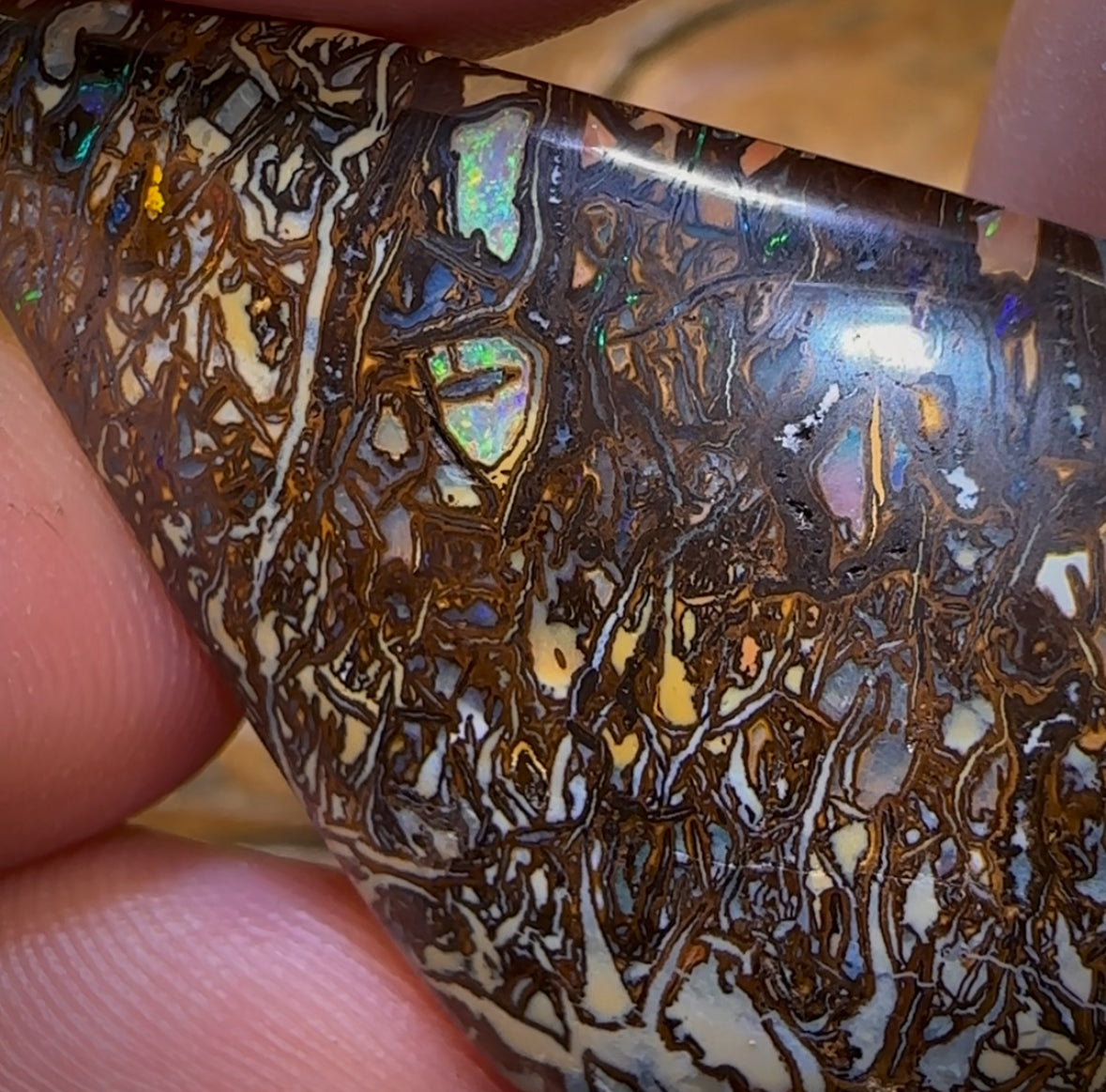 81.1cts - Tribal Australian Boulder Opal. Double Sided BARGAIN