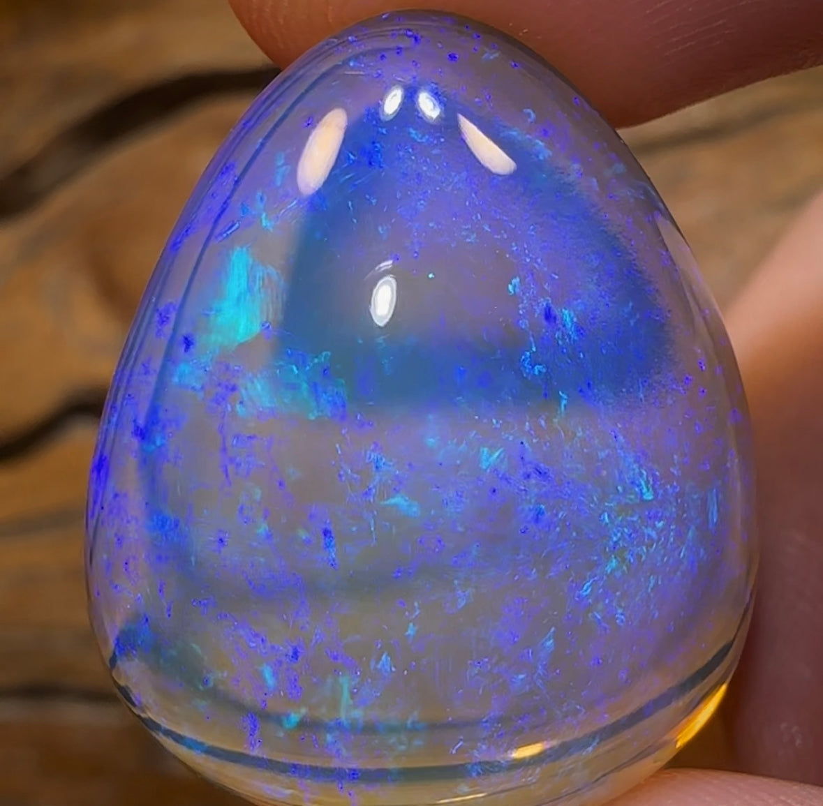 41.7cts - BIG GEM Lightning Ridge Crystal Opal. Heritage Collection - Opal Whisperers