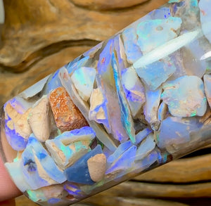 215.5cts - Rare Mintabie Rough Opal. South Australian Opal