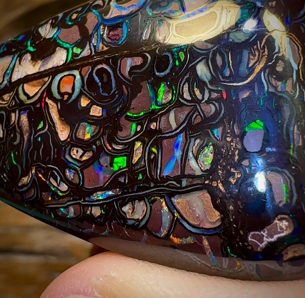 124.6cts - Art of Opal Quality Top Tribal Queensland Boulder Opal